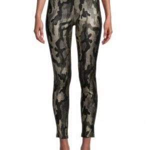 Patrizia Luca Milano metallic camouflage pants size S. EUC.
